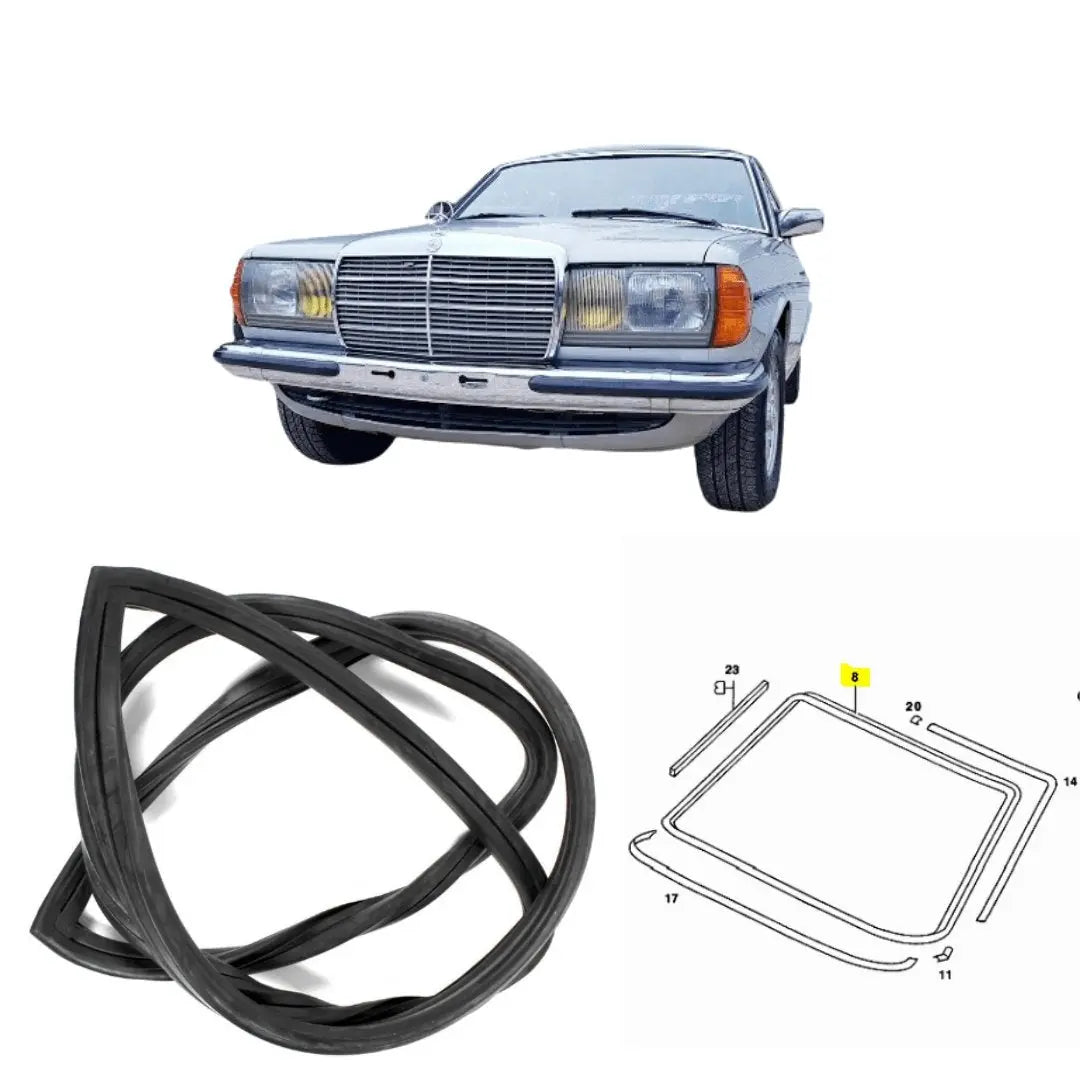 Mercedes cheapest W123 Coupé Windshield Waterproofing NEW